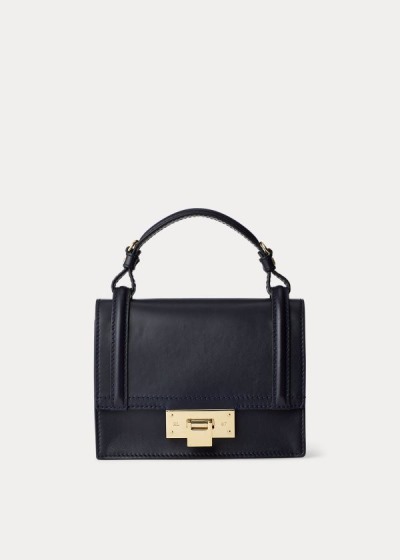 Women's Ralph Lauren Calfskin Mini Hinge-Lock Bag | 257961JIQ